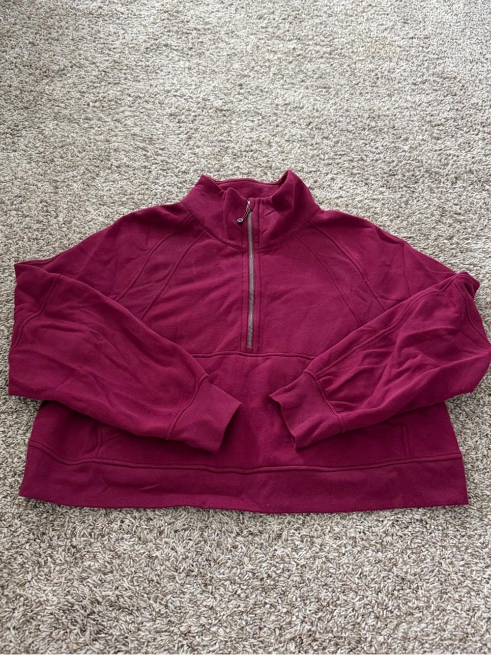 Lululemon Deep Luxe Half-Zip Scuba Funnel-Neck